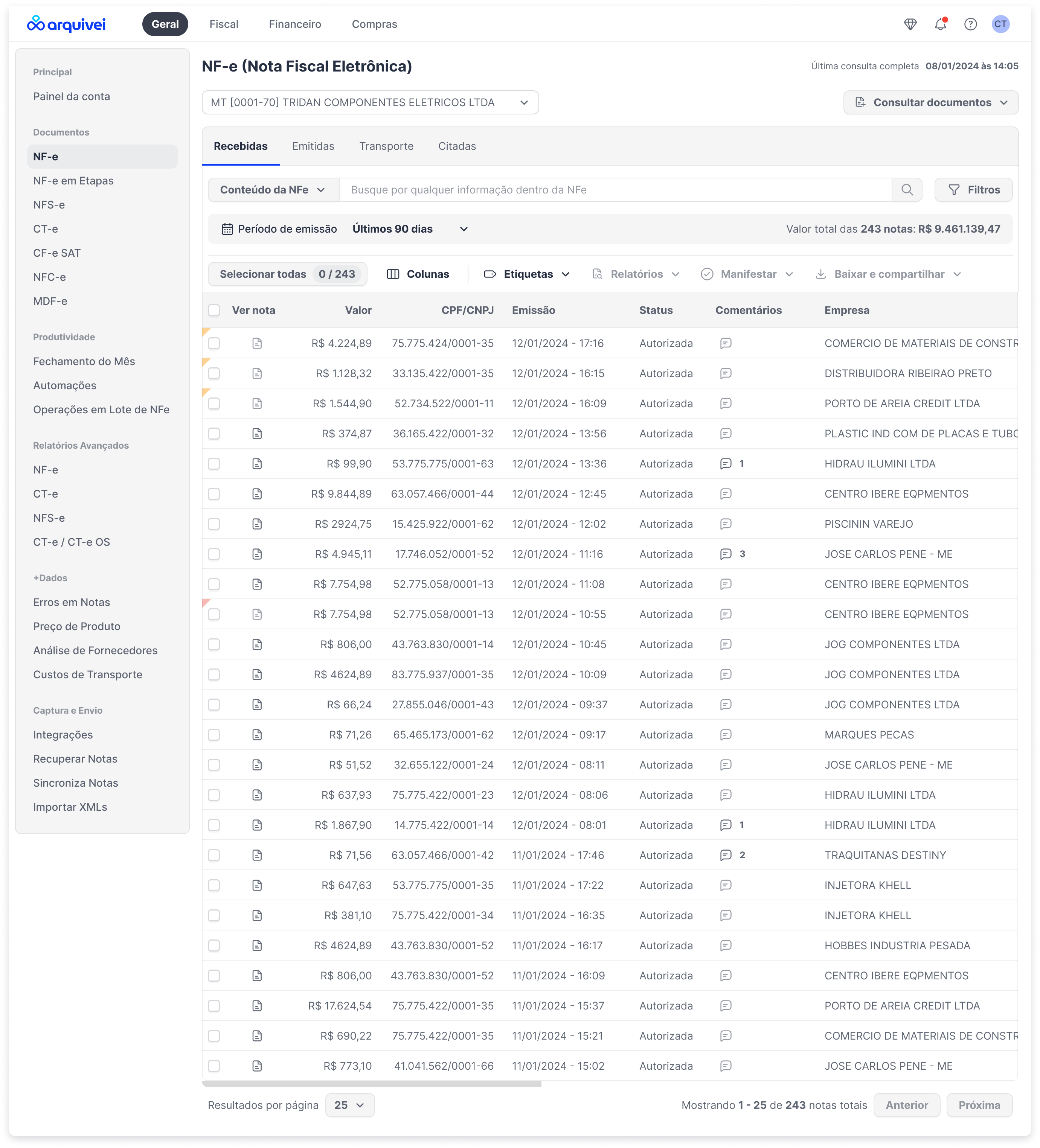 Listing experience redesign — Qive (former Arquivei)